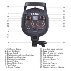 פלאש סטודיו GODOX QT1200