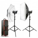 קיט 2 פלאשים סטודיו GODOX DS-300E