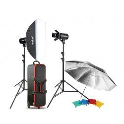 קיט 2 פלאשים סטודיו Godox E Series E250-F