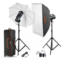 קיט 2 פלאשים סטודיו GODOX GS-400E