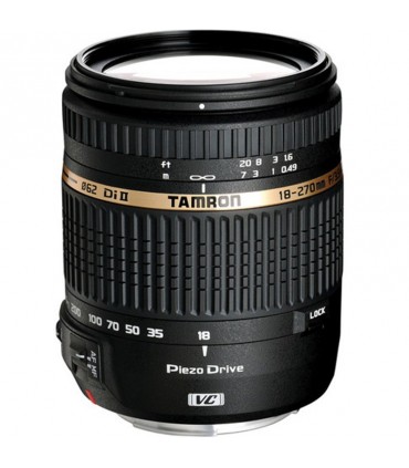 עדשה טמרון Tamron for Canon AF 18-270MM F/3.5-6.3 DI-II VC - יבואן רשמי