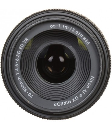 Nikon Lens Af-P Dx Nikkor 70-300mm F/4.5-6.3g Ed עדשה ניקון - יבואן רשמי