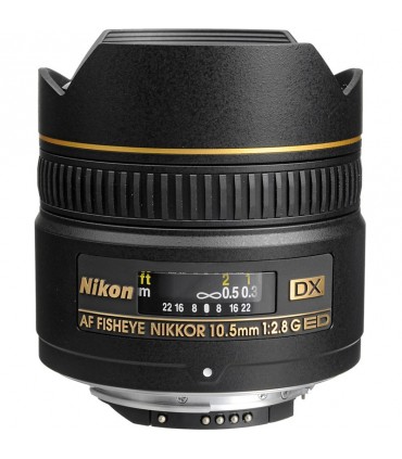 Nikon Lens 10.5mm F/2.8 G Ed Fisheye עדשה ניקון - יבואן רשמי