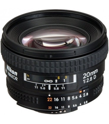 Nikon Lens 20mm f/2.8 D AF עדשה ניקון - יבואן רשמי