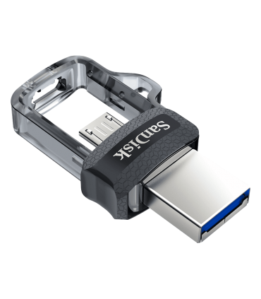 זיכרון נייד SanDisk Ultra OTG Dual Drive m3.0 SDDD3-128G-G46