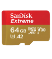 64GB כרטיס זיכרון בנפח S.D EX MICRO 4K 170S מבית SANDISK