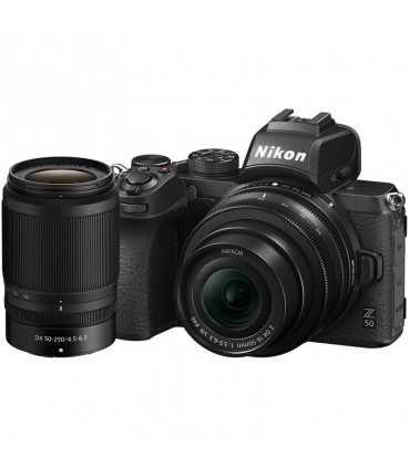 Nikon Z50+16-50 Vr Dx +50-250 Vr - קיט Mirrorless מצלמת ניקון - יבואן רשמי