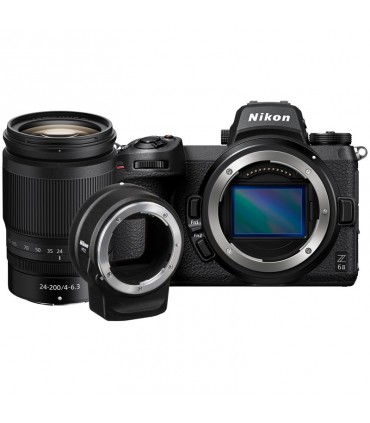 מצלמה חסרת מראה ניקון Nikon Z6II 24-200 + Ftz Kit - קיט