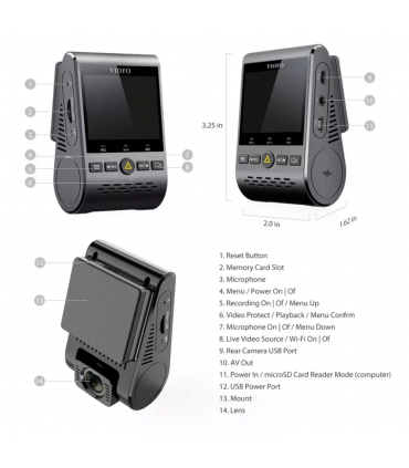 מצלמת רכב WI-FI VIOFO A129