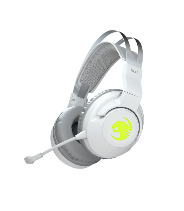 אוזניות גיימינג אלחוטיות ROCCAT ELO AIR 7.1 RGB-לבן