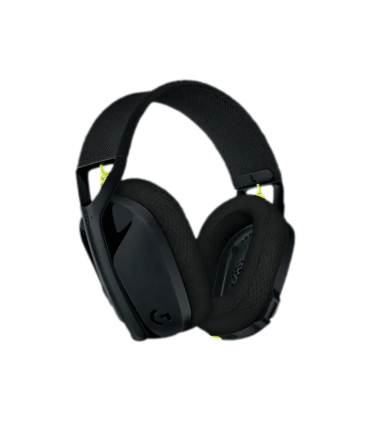 אוזניות אלחוטיות בצבע שחור דגם Logitech G435 Wireless